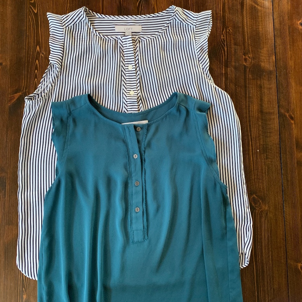 Two for One LOFT Sleeveless Tops